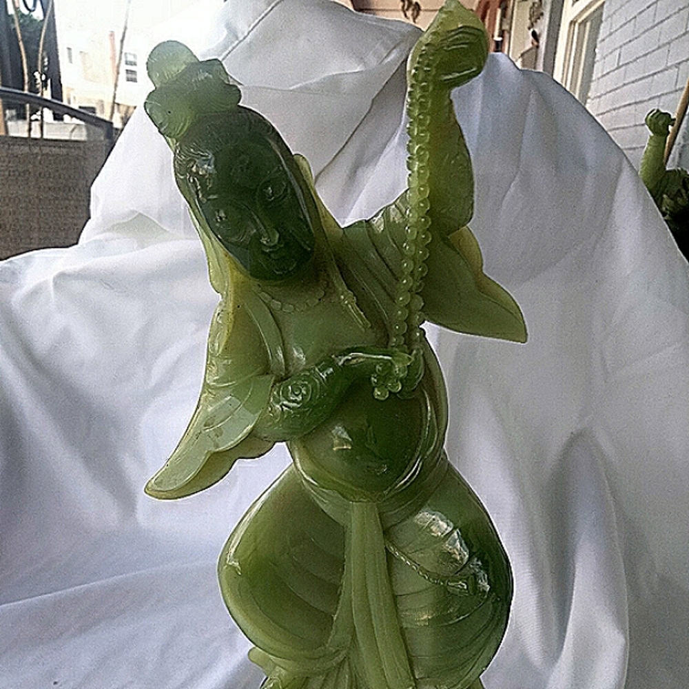 Antique large Jade figurine